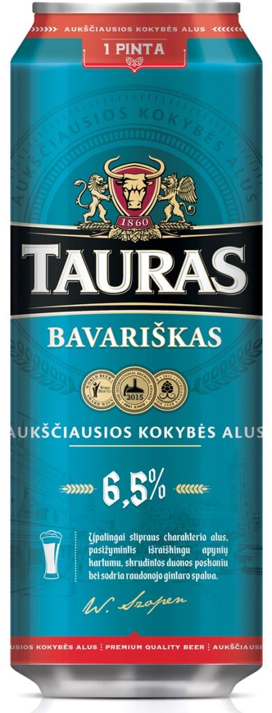 Prekės ženklas: TAURAS BAVARIŠKAS AUKŠČIAUSIOS KOKYBĖS ALUS